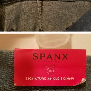 NWT Spanx Ankle Hunter Skinny Jeans Size 30